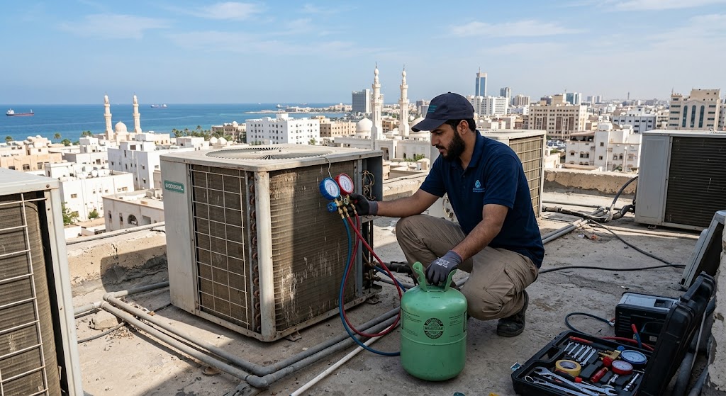صيانة مكيفات حي البوادي جدة بأفضل الفنيين وأرخص الأسعار