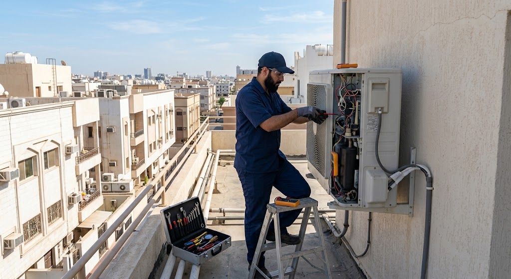 تعبئة فريون للمكيفات بجدة بأفضل الأنواع الأمريكية والفرنسية لبرودة تدوم طويلًا