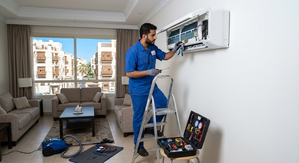 شركة صيانة مكيفات جدة بخدمات احترافية وضمان شامل لجميع أنواع المكيفات