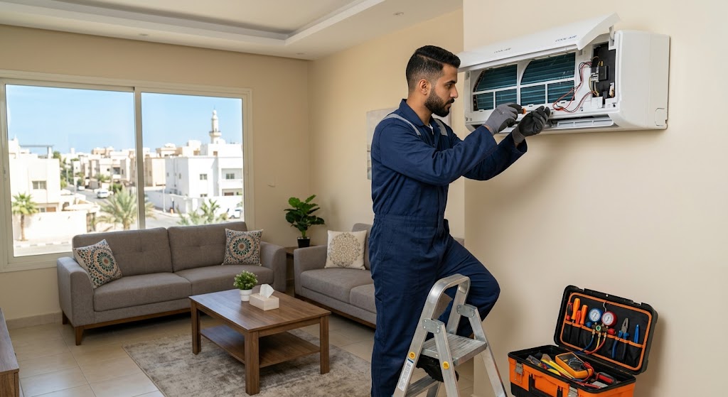 صيانة مكيفات حي الجامعة جدة بأفضل الفنيين وأقل الأسعار