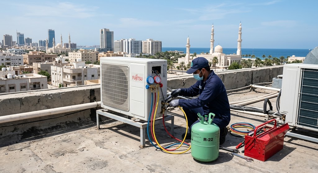 صيانة مكيفات دكت مخفي بجدة بأعلى معايير الدقة والاحترافية