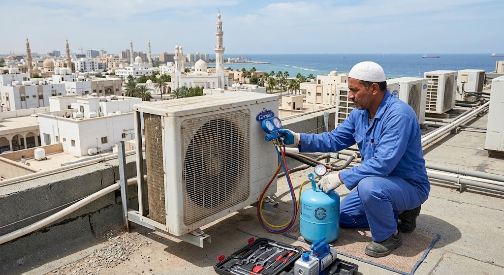 صيانة مكيفات في جدة بأفضل الفنيين وأقل الأسعار لجميع أنواع المكيفات